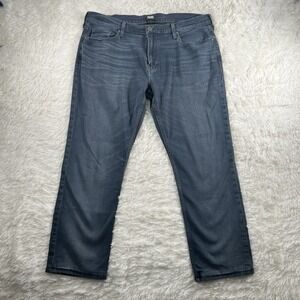 Paige Jeans Mens 36 (Fits 37x27) Federal Straight Dark Blue Wash Stretch Denim